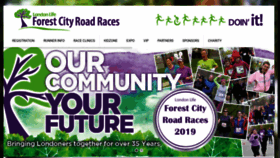 What Forestcityroadraces.com website looked like in 2019 (4 years ago)