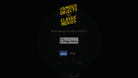 What Famousobjectsfromclassicmovies.com website looked like in 2019 (4 years ago)