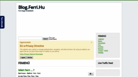 What Ferri.hu website looked like in 2019 (4 years ago)