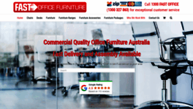 What Fastofficefurniture.com.au website looked like in 2019 (4 years ago)