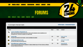 What Forums.24hoursoflemons.com website looked like in 2019 (4 years ago)