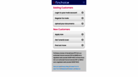 What Finchoice.mobi website looked like in 2019 (4 years ago)
