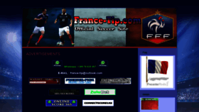 What France-tip.com website looked like in 2019 (4 years ago)