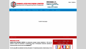 What Formulatedpolymers.com website looked like in 2019 (4 years ago)