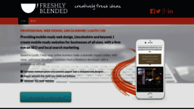 What Freshlyblended.co.uk website looked like in 2019 (4 years ago)