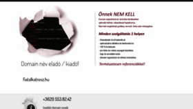 What Fiatalkatresz.hu website looked like in 2019 (4 years ago)