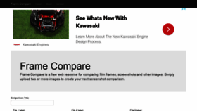 What Framecompare.com website looked like in 2019 (4 years ago)