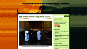 What Franciscan.org.au website looked like in 2019 (4 years ago)