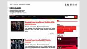 What Filmdramabaru.blogspot.co.id website looked like in 2019 (4 years ago)