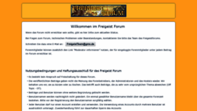 What Freigeistforum.com website looked like in 2019 (4 years ago)
