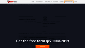 What Form-ca-qr7.pdffiller.com website looked like in 2019 (4 years ago)