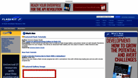 What Flashkit.com website looked like in 2019 (5 years ago)
