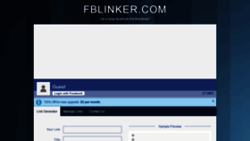 What Fblinker.com website looked like in 2019 (4 years ago)
