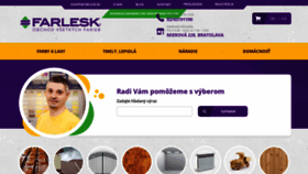 What Farlesk.sk website looked like in 2019 (4 years ago)