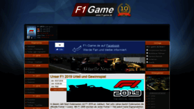 What F1-game.de website looked like in 2019 (4 years ago)