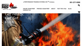 What Firefighterexamprep.com website looked like in 2019 (4 years ago)