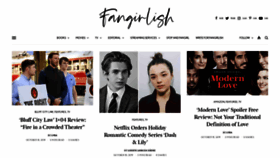 What Fangirlish.com website looked like in 2019 (4 years ago)