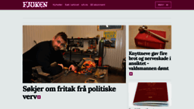 What Fjuken.no website looked like in 2019 (4 years ago)