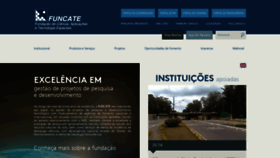 What Funcate.org.br website looked like in 2019 (4 years ago)