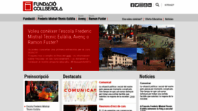 What Fundaciocollserola.cat website looked like in 2019 (4 years ago)