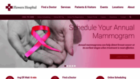 What Flowershospital.com website looked like in 2019 (4 years ago)