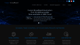 What Fusionbroadband.com.au website looked like in 2019 (4 years ago)