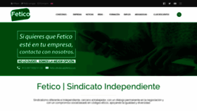 What Fetico.es website looked like in 2019 (4 years ago)