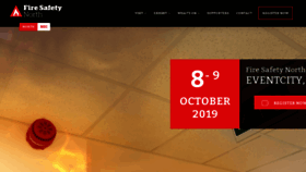 What Firesafetyevents.com website looked like in 2019 (4 years ago)