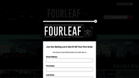 What Fourleafclothing.co.uk website looked like in 2019 (4 years ago)