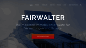 What Fairwalter.ch website looked like in 2019 (6 years ago)