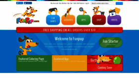 What Funpup.com website looked like in 2019 (4 years ago)