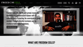 What Freedomcells.org website looked like in 2019 (4 years ago)