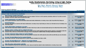 What Forum.breatharian.info website looked like in 2019 (5 years ago)