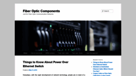 What Fiber-optic-components.com website looked like in 2019 (4 years ago)