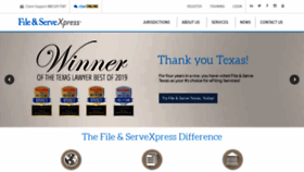 What Fileandservexpress.com website looked like in 2019 (4 years ago)
