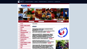 What Foodnet.cz website looked like in 2019 (4 years ago)