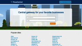 What Favecentral.com website looked like in 2019 (4 years ago)