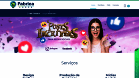 What Fabricalogos.com.br website looked like in 2019 (4 years ago)