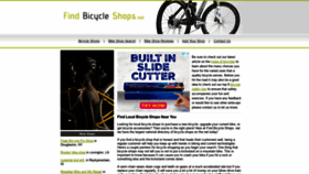 What Findbicycleshops.net website looked like in 2019 (4 years ago)