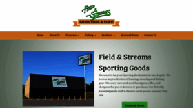 What Fieldandstreams.com website looked like in 2019 (4 years ago)