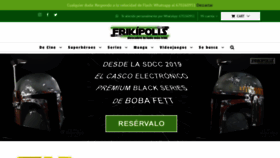 What Frikipolis.com website looked like in 2019 (4 years ago)
