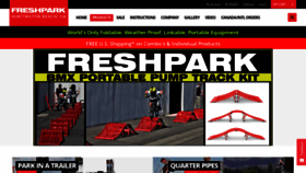What Freshpark.com website looked like in 2019 (4 years ago)
