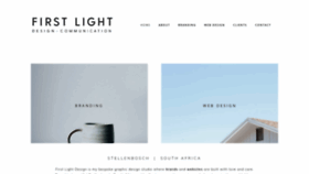 What First-light.co.za website looked like in 2019 (4 years ago)