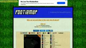 What Footiemap.com website looked like in 2019 (4 years ago)