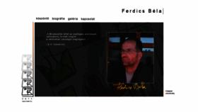 What Ferdicsbela.hu website looked like in 2019 (4 years ago)