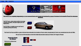 What Frenchcarforum.co.uk website looked like in 2019 (4 years ago)