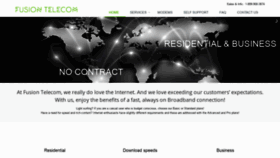 What Fusion-telecom.com website looked like in 2019 (4 years ago)