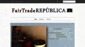 What Fairtraderepublica.com website looked like in 2019 (4 years ago)