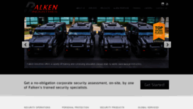 What Falken.us website looked like in 2019 (4 years ago)