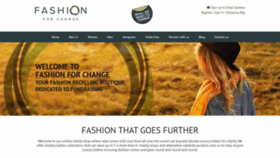 What Fashionforchange.boutique website looked like in 2019 (4 years ago)